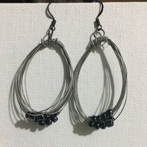 Antique silver earrings